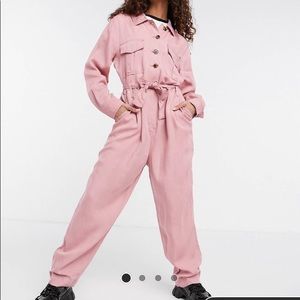 Tommy Hilfiger Women’s XL pink utility jumpsuit